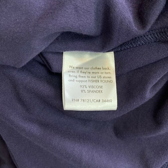 Eileen Fisher Womens Tie Back Shift Dress Blue S - Picture 8 of 9